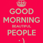 Good Morning Beautiful People… A Visitation Of God’s Love