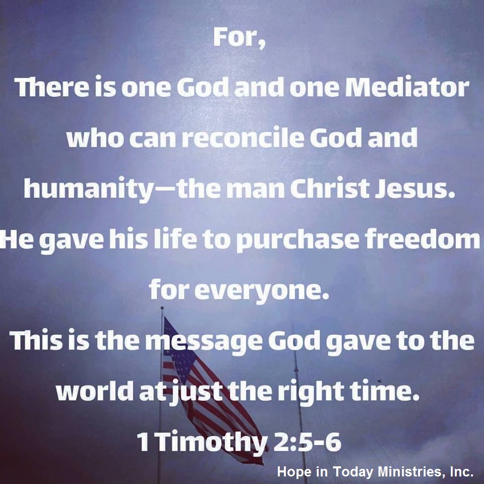 1 Timothy 2 56 Hope In Today Ministries Inc For Gods