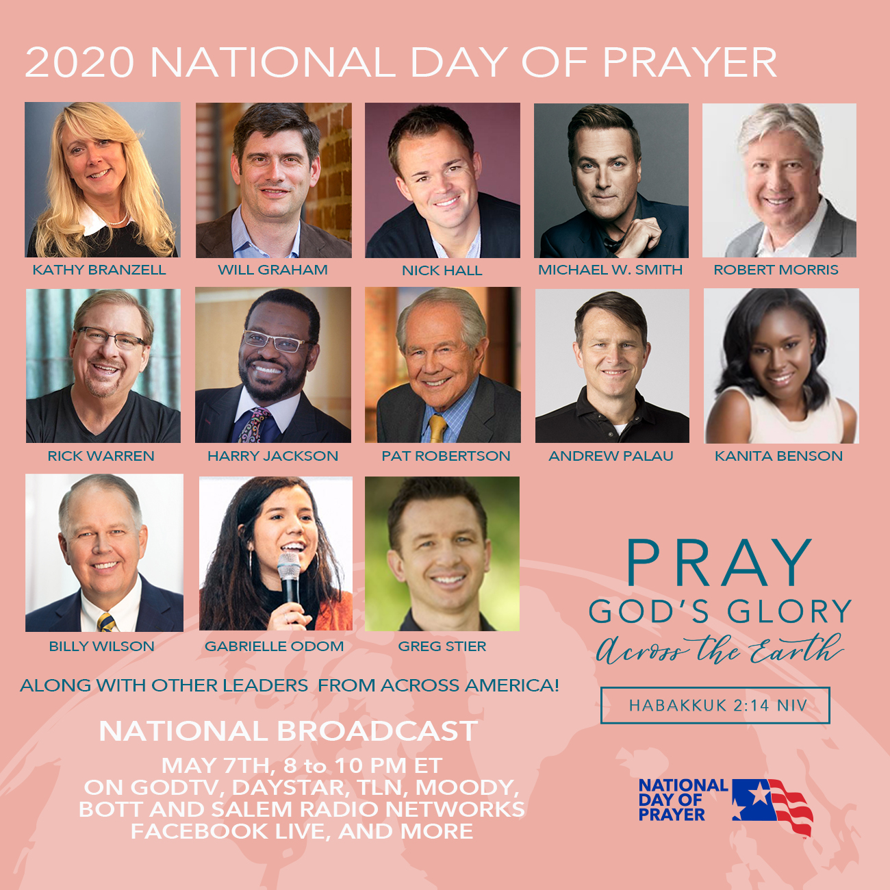 NATIONAL DAY OF PRAYER TASK FORCE JOIN US IN PRAYER TONIGHT AT 8 PM ET